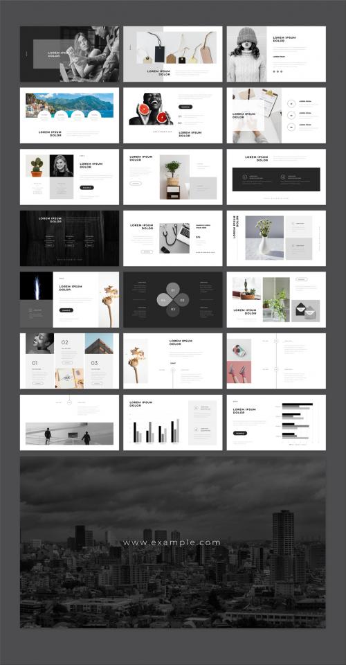 Clean Minimal Presentation Layout - 434616894