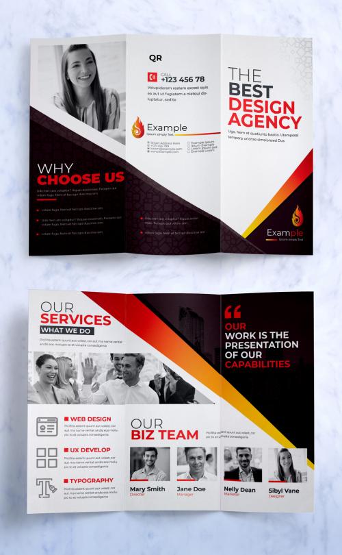 Creative Tri-Fold Brochure - 434620619