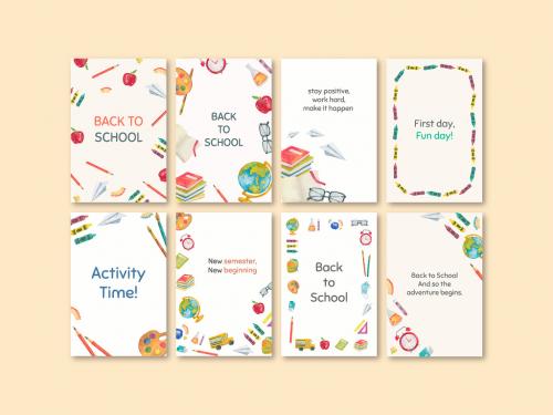 Back to School Template for Social Media - 434788309