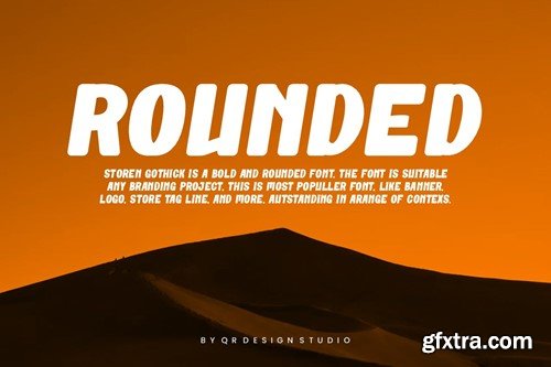 Storen Gothick - Condensed & Rounded Font GTKAZHT