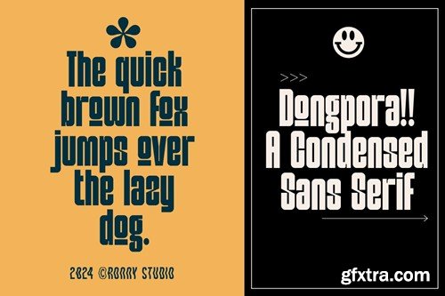 Dongpora - Condensed Sans Serif FWPUQ8B