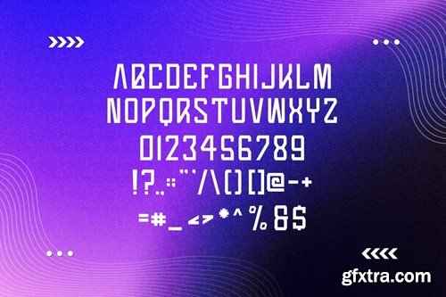 Zetrosa - Modern Techno Font EMHRQDW