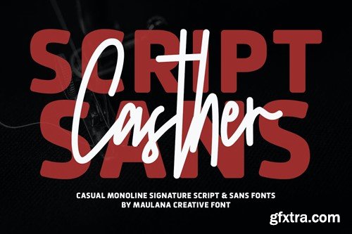 Cashter Casual Script Sans Font TSDBRN9