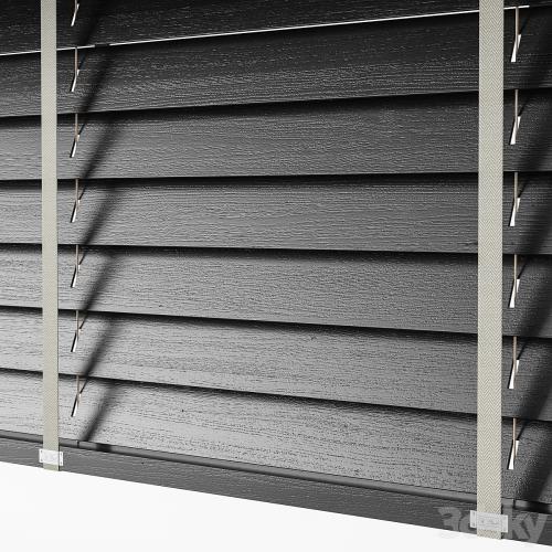 Wooden Blinds Set 09