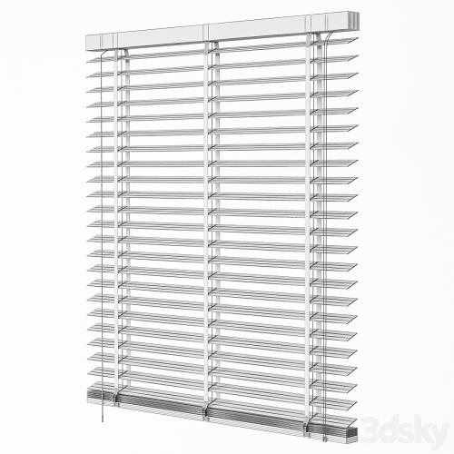 Wooden Blinds Set 09