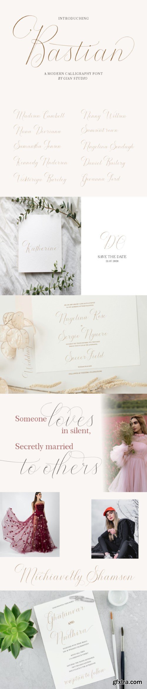 The Bastian Script Font