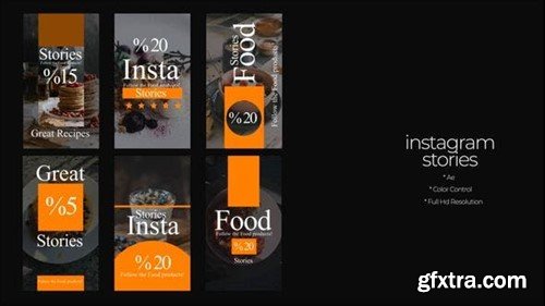 Videohive Food Instagram Stories 50791267