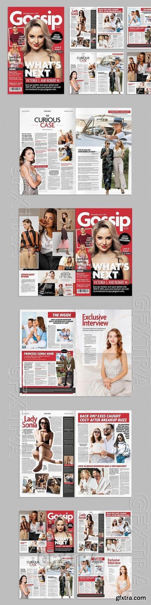 Gossip Magazine Template 6CMM96K