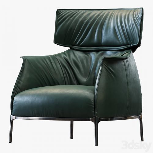 Armchair Archibald King by Poltrona Frau