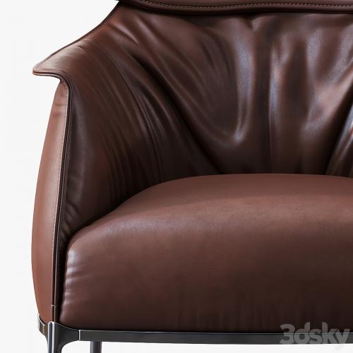 Armchair Archibald King by Poltrona Frau