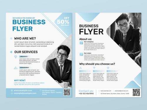 Editable Business Flyer Layout for Company Introduction - 435667448