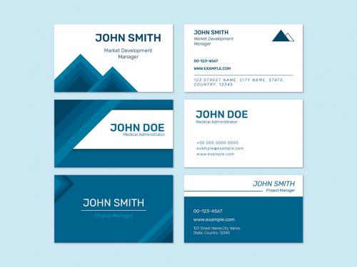 Modern Business Card Layout Collection - 435683469