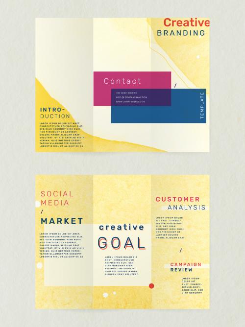 Yellow Business Brochure Layout - 435683781