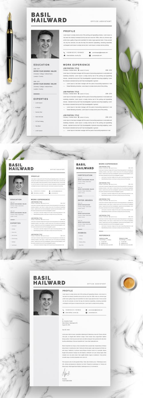 Simple Elegant Resume Layout - 436223854