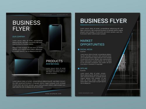 Business Flyer Design Layout - 436243033