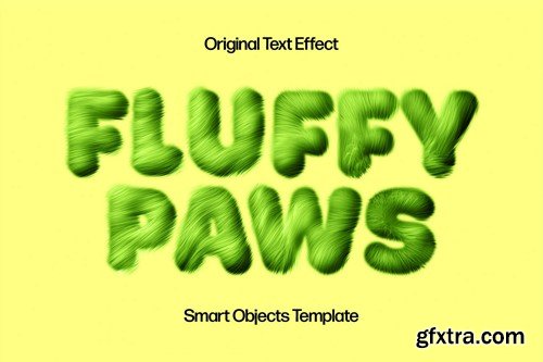 Faux Fur Text Effect SQQG38Z