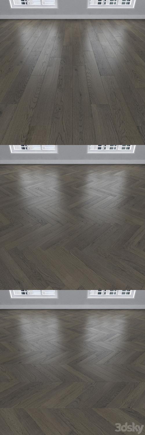 Parquet Oak, 3 types: herringbone, linear, chevron.