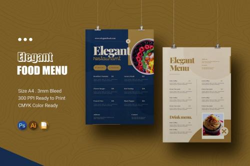 Elegant Foodys Menu