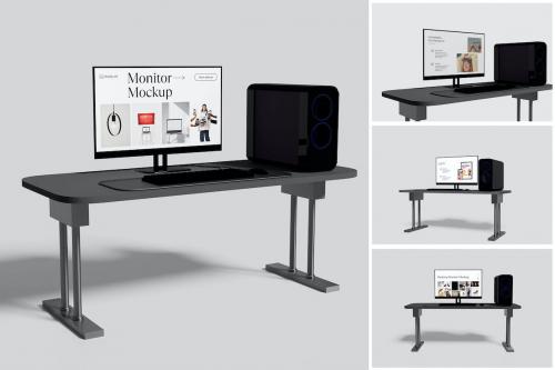 Desktop Monitor Mockup