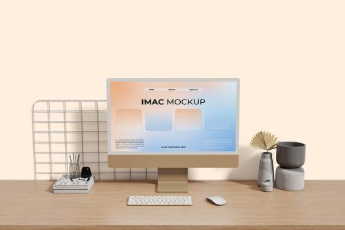 iMac Desktop Mockup