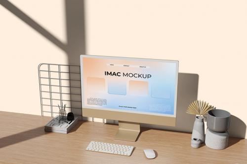 iMac Desktop Mockup