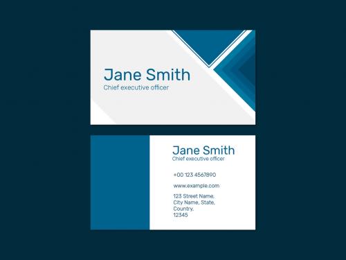 Modern Business Card Design Layout - 437075409