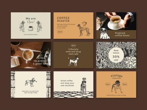 Vintage Quote Layout Set - 437075435