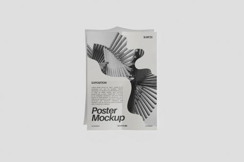 Poster Fold Mockup