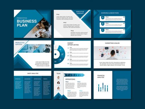 Editable Business Presentation Layout - 437104629