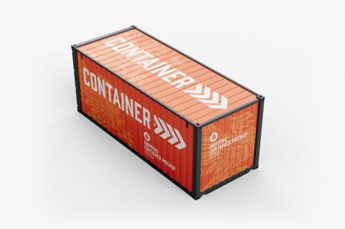 Shipping Container Mockup