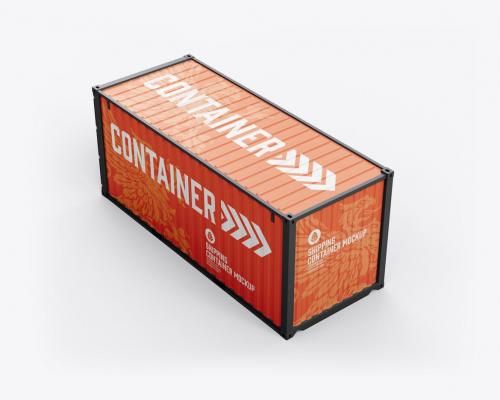 Shipping Container Mockup