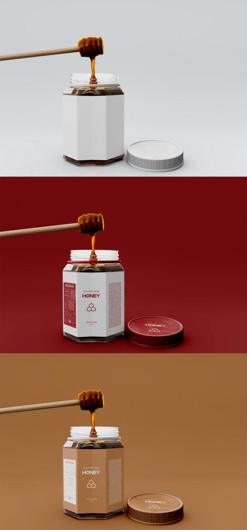 Honey Jar Mockup - 437258507