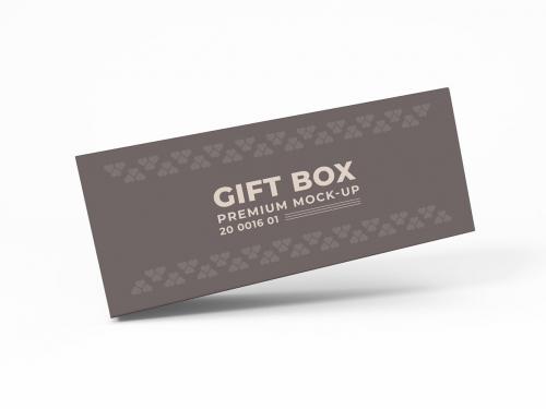 Kraft Paper Gift Box Branding Mockup Set