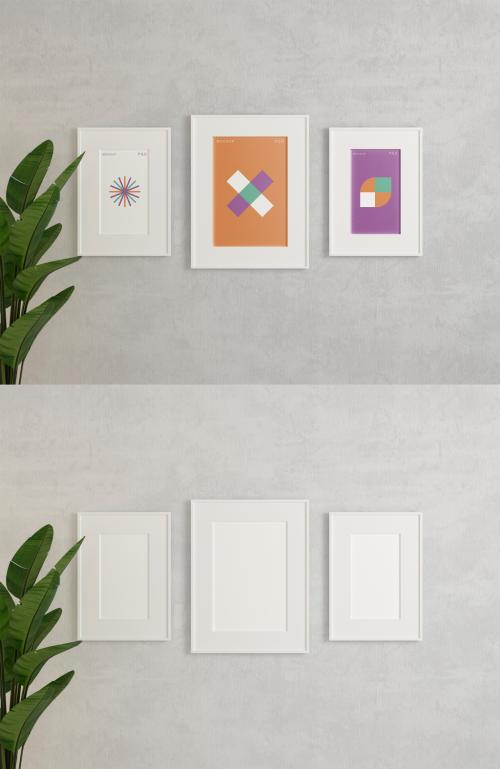 Three Frames Mockup - 437259024