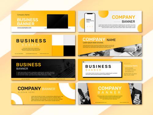 Company Banner Editable Layout - 437259078