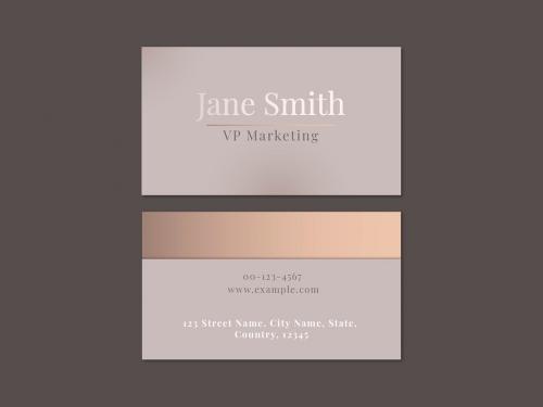 Printable Business Card Layout - 437259765