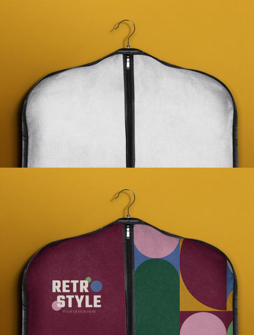 Suit Cover Bag Mockup - 437288714