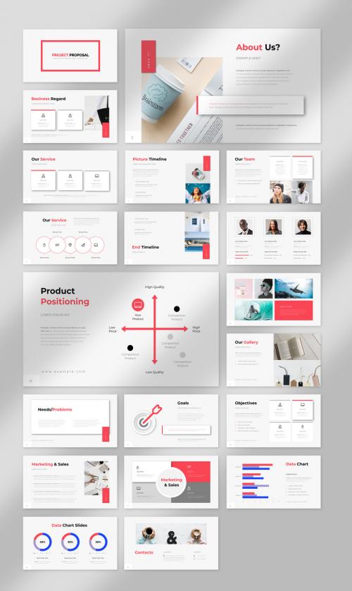 Project Proposal Business Presentation Layout - 437291930