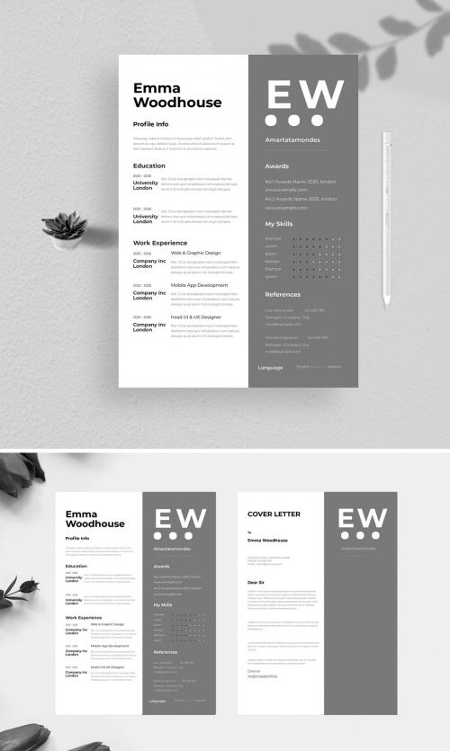 Simple Clean Resume - 437294080