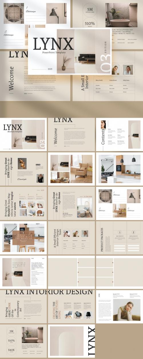 Lynx Landscape Brochure Layout - 437297373