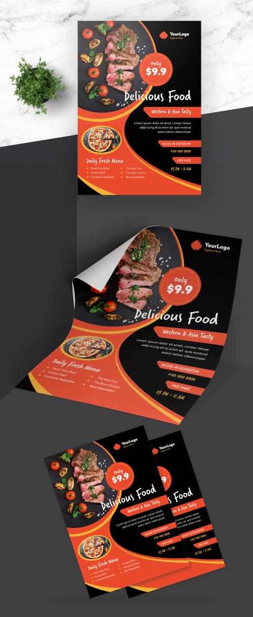 Cookie and Cakes Flyer Design - 437425209