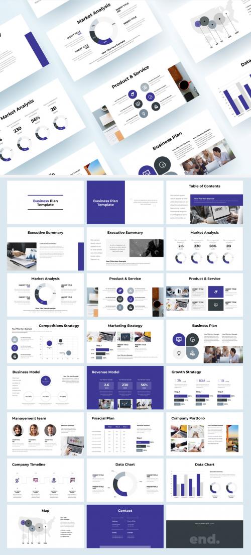 Business Plan Presentation Layout - 437435740