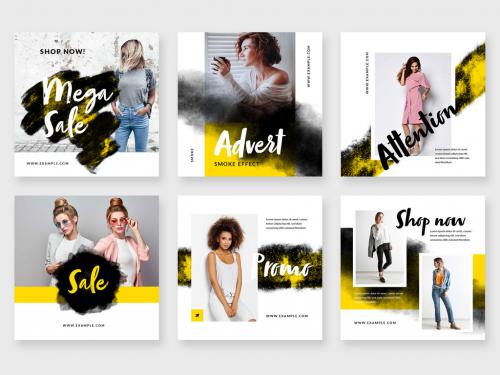 Social Layouts with Creative Design Elements - 437453117