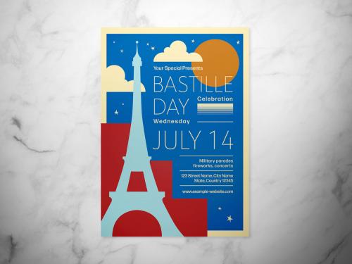 Bastille Day Flyer - 437454029