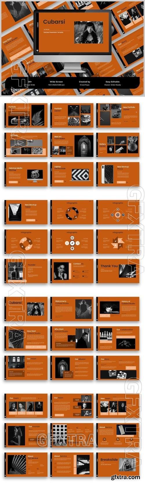 Cubarsi-Business PowerPoint Template 9QEBMZM