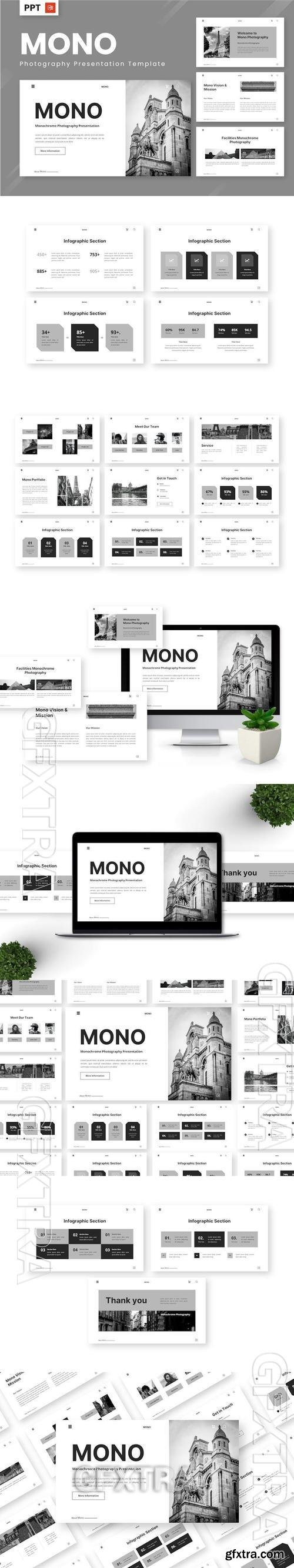 Mono - Photography Powerpoint Templates TMN64Q5