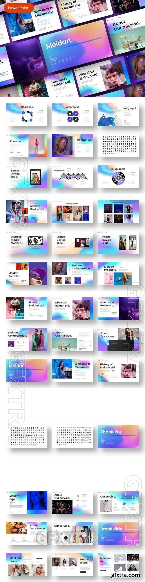 Meidan - Business PowerPoint Template 4XBCT8P