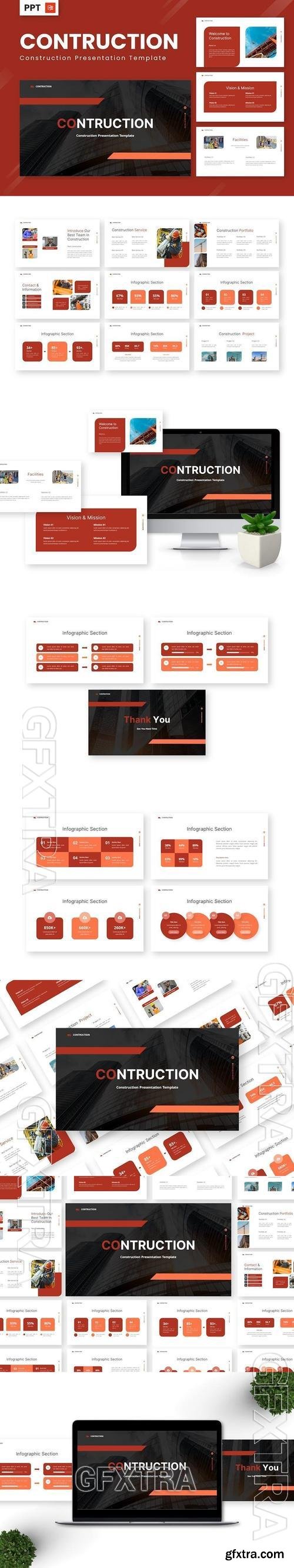 Contruction - Construction Powerpoint Templates KCKGQ87