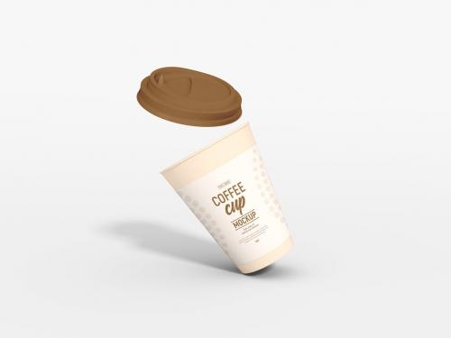 Paper Coffee Cup Branding Mockup Set