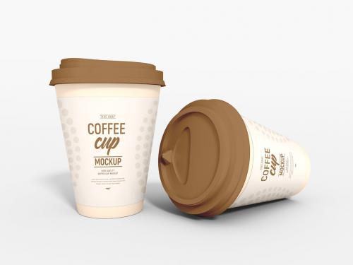 Paper Coffee Cup Branding Mockup Set